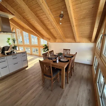 Blick Thyratal Obergeschoss Apartment Stolberg (Harz)