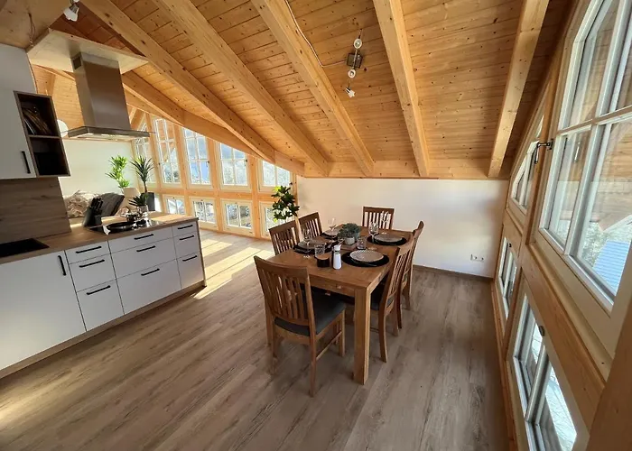 Blick Thyratal Obergeschoss Appartement Stolberg i. Harz